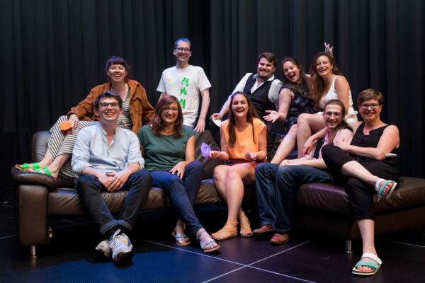 Das Team des Würzburger Improtheaterfestivals